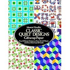 Classic Quilt Designs Giftwrap Paper (Giftwrap--4 Sheets, 4 Designs)