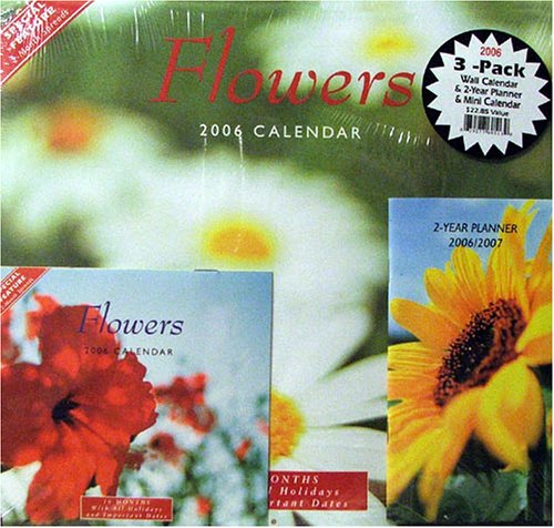 Flowers 2006 3-pack Calendar Set