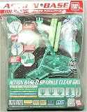 Gundam Action Base 1 Sparkle Clear Green Display StandIMAGE
