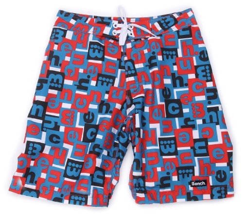 Bench Herren Boardshorts Typo, bittersweet, 30, BMBF0086_RD062