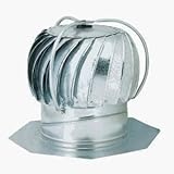 Ventamatic CX12EBGVMIL Wind Turbine Attic Ventilator with Base and Riser