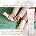 Queen Odelia Nourishing Foot Cream with Cactus Oil and Dead Sea Mineral, 4 oz. - Non-Sticky Foot Lotion - Protect, Nourish and Moisturize Your Feet