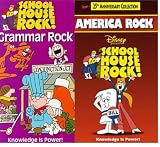 schoolhouse rock set- 2 vhs: Schoolhouse Rock: America Rock, Schoolhouse Rock!: Grammar Rock (Animated),