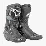 ALPINESTARS SMX PLUS BLACK MOTORCYCLE BOOTS 37/4