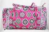 Vera Bradley Large Duffel Bag in Cupcake Pink