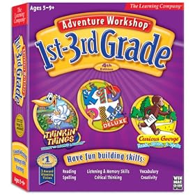 Adventure Workshop 1st-3rd Grade 4th Edition (Thinkin' Things, Kid Pix Deluxe, Curious George Read - Writes & Spells)