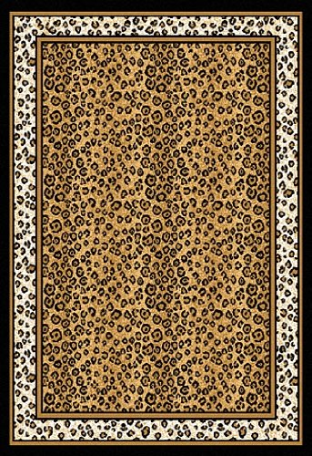 Home Dynamix Area Rugs: Zone: 56: Solid Leopard Rug 5' 3x7' 5