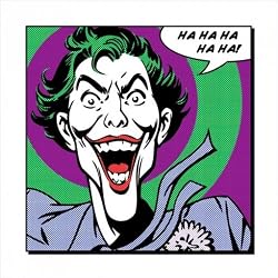 Batman - The Joker - DC COMIC POSTER / ART PRINT (HA HA HA...) (Size: 16" x 16")