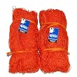 World Sport Pair of 8x24x4x10 Orange Soccer Nets