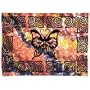 Celtic Butterfly Fabric Tapestry Wall Hanging