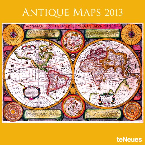 2013 Antique Maps Wall Calendar