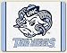 image and picture of Small Cutting Board ~ University of North Carolina Tarheels UNC ~ 8x10 ~ made of tempered glass ~ code 904