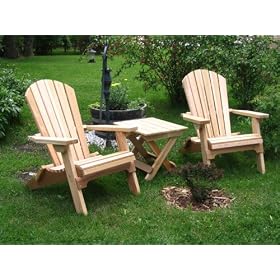 Folding Cedar Adirondack Chair, Amish Crafted by