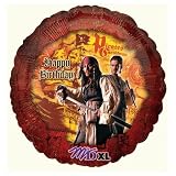 Pirates of the Caribbean 18" Happy Birthday Mylar Balloon