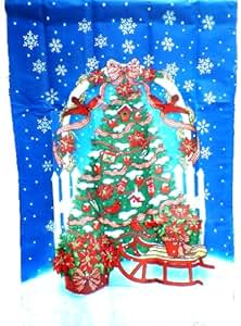Christmas flags outdoor Amazon.com : Christmas Tree Decorative House Flag : Outdoor Decorative