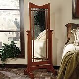 Mission Cheval Mirror - Oak