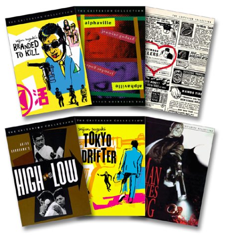 Criterion Crime Wave 6-Pack (High & Low/Tokyo Drifter/The Honeymoon Killers/Branded to Kill/Alphaville/Man Bites Dog) - Amazon.com exclusive