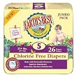 Earth's Best TenderCare Chlorine Free Diapers, Size 5 (27+ Pounds), 104 Count