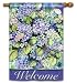 Hydrangea Blooms House Flag