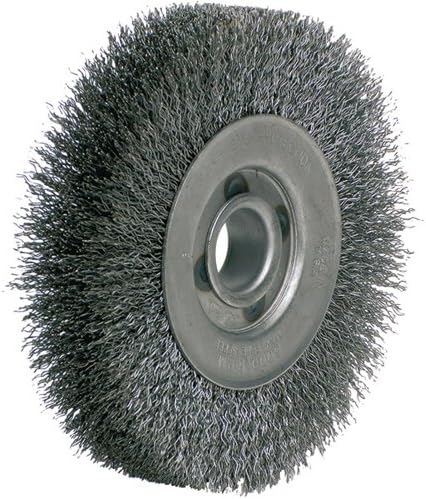 PFERD MILWAUKEE Wide Face Wheel Brushe - Diameter: 8" WIRE SIZE: .014" Coarse