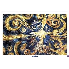 Poster 91.5 x 61 cm - "Doctor Who - Exploding Tardis"