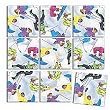 B Dazzle Skiing Scramble Squares 9 Piece Puzzle