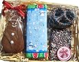 Gingerbread and Chocolate Happy Holidays Gift Basket