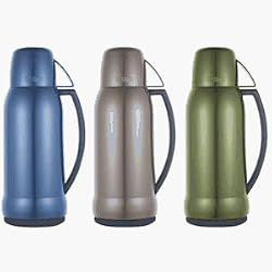 Thermos Glass Vacuum Insulated 17oz Arc Beverage Bottle Colors Vary - Thermos 33105ATRI6