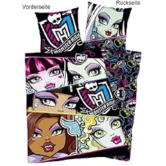 Herding 442733050 Bettw�sche Monster High, 80 x 80 und 135 x 200 cm, Linon