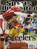SANTONIO HOLMES PITTSBURGH STEELERS SPORTS ILLUSTRATED SUPER BOWL FEBRUARY 2009!