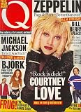Q Magazine, August 1995: REM, Jimmy Page / Robert Plant, Michael Jackson, Courtney Love, Bjork, Supergrass, Therapy? more