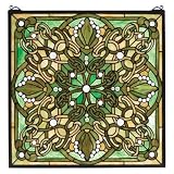 Victorian Lace Knotwork Stained Glass Window