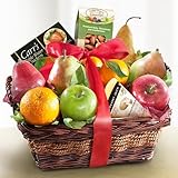 Fruit, Cheese and Nuts Delight Fruit Basket