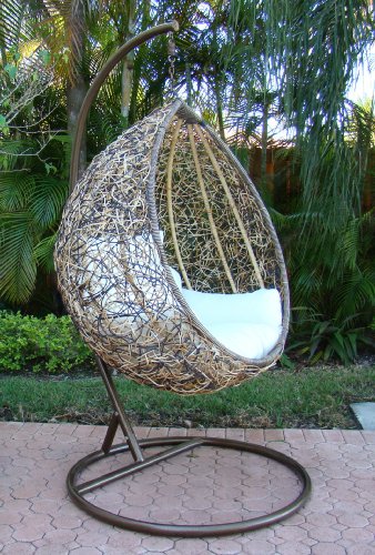 Trully - Outdoor Wicker Swing Chair - The Great Hammocks DL2003