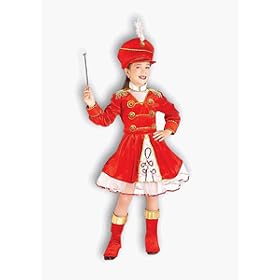 Drum Majorette Halloween Costume Size Medium 8-10 (B96) by Grim Reaper