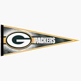 Football Pennants: NFL Green Bay Packers Pennant (2-Pack)