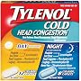 Tylenol Cold Head Congestion Day/Night Cool Burst Caplets, 20-Count (Pack of 2)