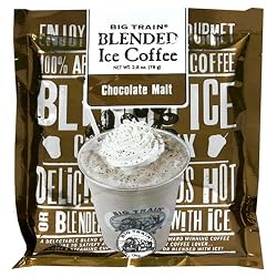 Big Train Blended Ice Coffee, Chocolate Malt, 2.8-Ounce Bags (Pack of 25)