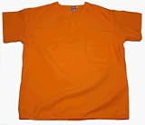 Classic Scrub Top - Orange LARGE