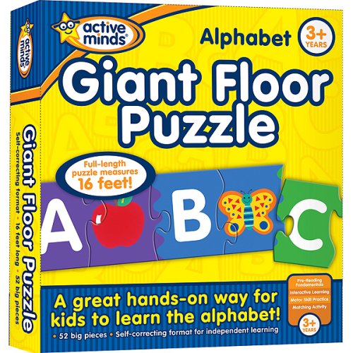 Childrens Toyshop  Toys : Hasbro Alphabet Floor Puzzle