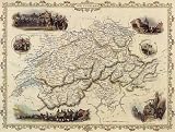 1800's SWITERLAND BERN MAP SMALL VINTAGE POSTER