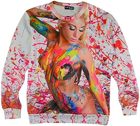Unisex Swag 3D Sweater Sexy Nicki Minaj Sweatshirt T Shirts (XL)