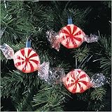Review Kurt Adler  / Set Of 10 Red Peppermint Candy Novelty Lights