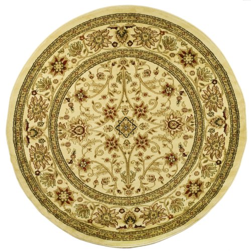 Safavieh Lyndhurst Collection LNH212L Round Area Rug, 5-Feet 3-Inch, Ivory Safavieh Lyndhurst Collection LNH212L Round Area Rug, 5-Feet 3-Inch, Ivory