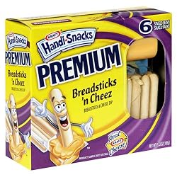 Handi Snacks, Premium Breadsticks N Cheez, 6.54-Ounce Boxes (Pack of 12)