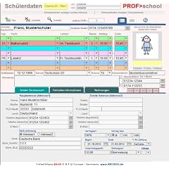 Nachhilfe Software PROF>school 4.0 Verwaltung von Nachhilfeschulen Nachhilfesch�ler Nachhilfe-Lehrer Lehrkr�fte Eltern Schulf�cher Gymnasium Realschule Hauptschulen .. individuelle F�cher Mathematik Englisch Deutsch Franz�sisch u.m. Stundenplan Sprachschule Fremdsprachen individuell Sprachlehrer Sprachsch�ler Lehrer Sch�ler Ablauf Planung Stundenplan Organisation Verwaltung Kurse Seminare Programm Fortbildungen Organisation und F�hrung in Schule und Unterricht CD Vollversion
