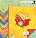 Brenda Walton Specialty Paper Pad - Orange/ Blues (12x12")