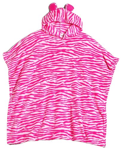 Joe Boxer Girls 3 -10x Girl's Pink Hooded Snuggle Blanket, Zebra