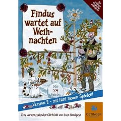Findus wartet auf Weihnachten