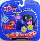 Littlest Pet Shop Pet Pairs Figures Daschund & Gecko